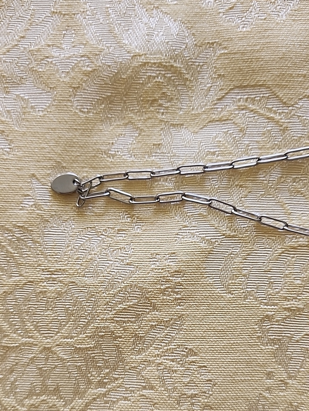Silver Spring-loaded Paperclip Pendent! - Picture 3 of 3